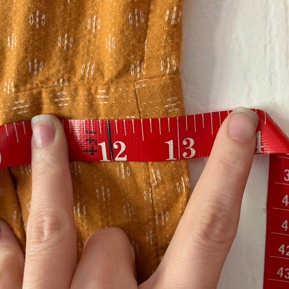 ModCloth Mustard Shirt Dress Size 2 - Picture 12 of 15